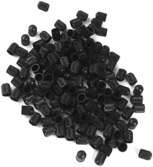 Electomania  200pcs Motorcyle Bike Bicycle Tyre Tire Valve Dust Plastic Cap Cover Black