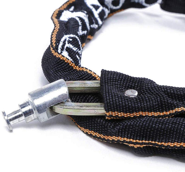 Electomania  Bike Motorcycle Heavy Duty HELMET Lock, Chain Lock with 2 Keys Anti-Theft Luggage Lock Device Heavy Duty Chain