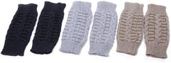 Electomania® Knitted Woollen Warm and Comfortable Fingerless Gloves Thermal Mittens Winter Gloves Accessories Hand Warmer Gloves