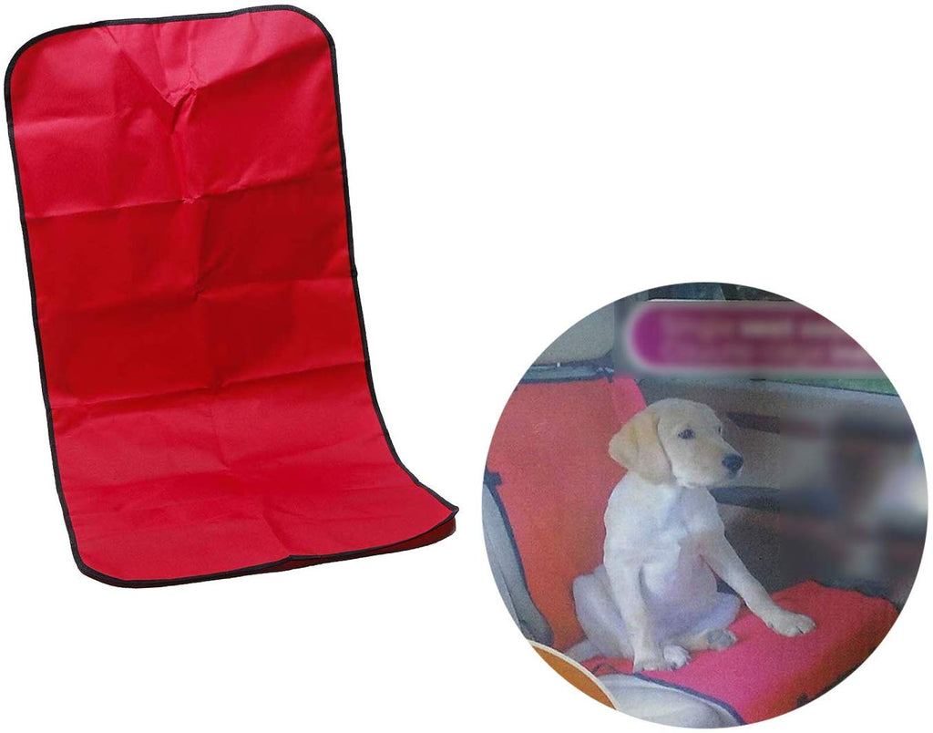 Electomania Pet Dog Single Car Seat Protection Cover (Red)