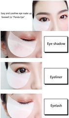 Electomania Eyelash Extensions Pads and Eye Tips Sticker Wraps Make Up Tools - 20pcs - White