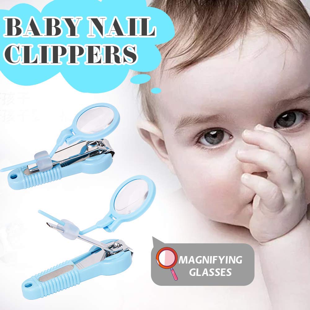 Electomania Baby Nail Clippers with Magnifying Glasses are