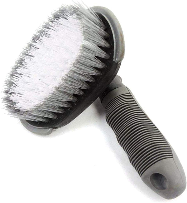 Electomania Car Wheel Tire Rim Scrub Brush Hub Clean Wash Useful Brush Car Truck Motorcycle Bike Washing Cleaning Tool Set of 1
