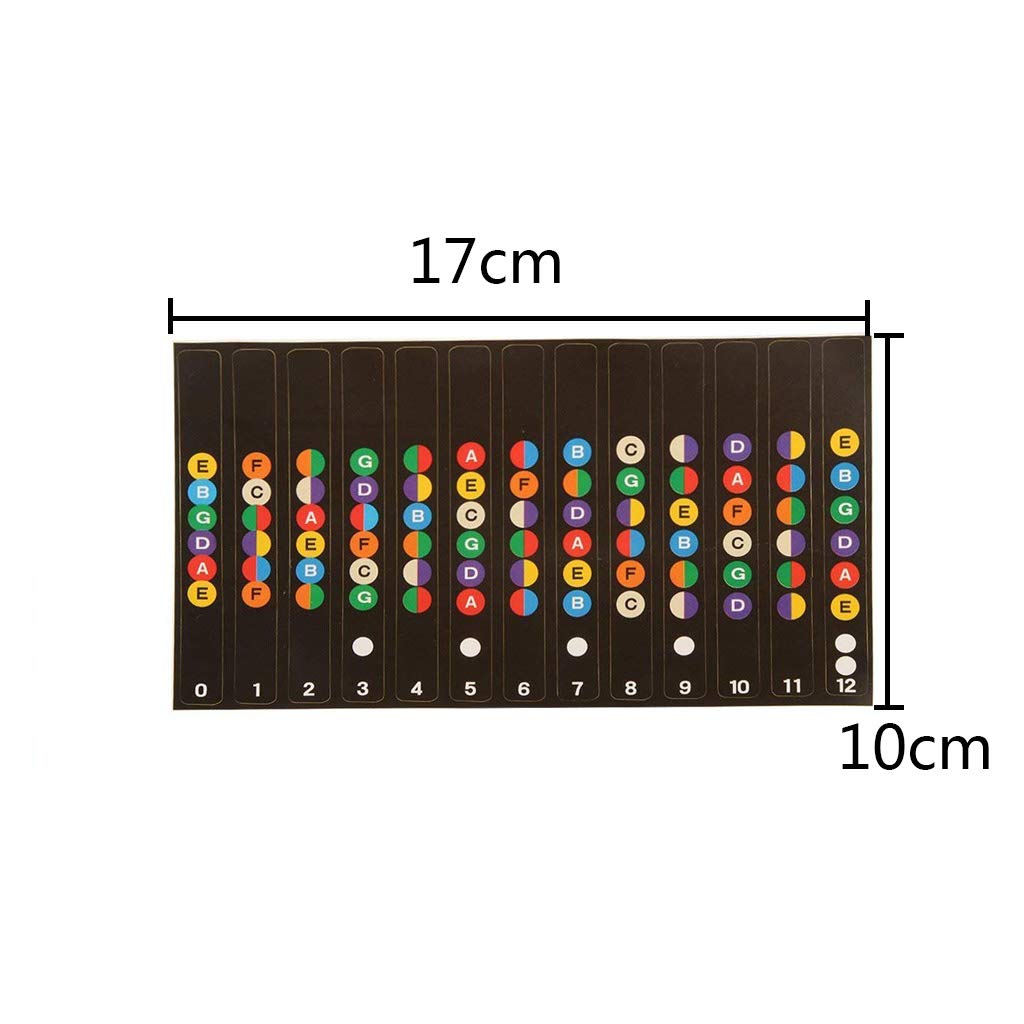 Electomania Guitar Fretboard Labels Decals Sticker for Beginners