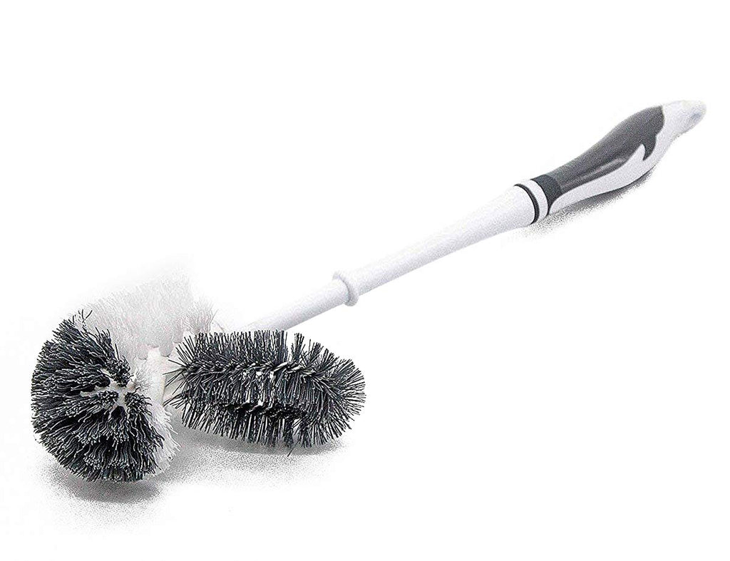 Electomania Double Sided Flexible Toilet Cleaning Brush (Multicolour)