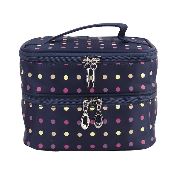 Electomania Women'S Double-Layer Toiletry Travel Wash Organizer Case