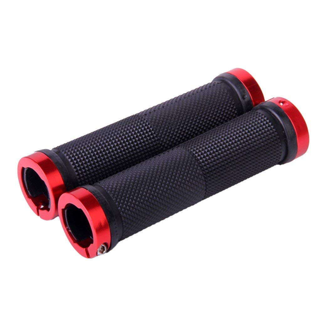 Electomania 1 Pair Non Slip Rubber Bicycle Handlebar Grips Double