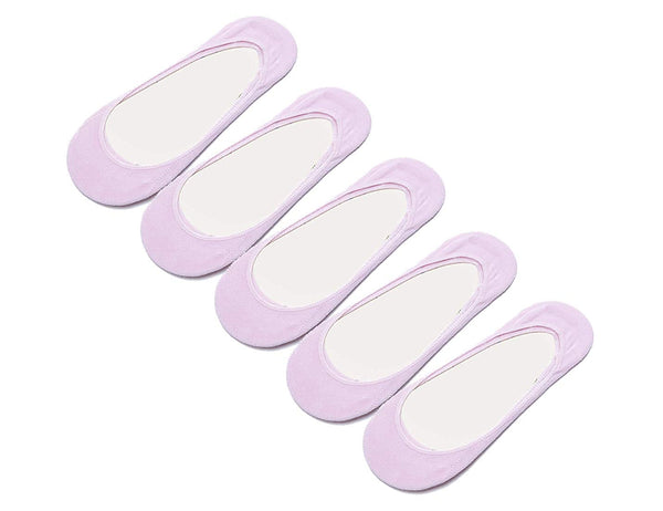 Electomania® 5pair Bamboo fiber orange stockings spring and summer anti - drop invisible socks (Pink)