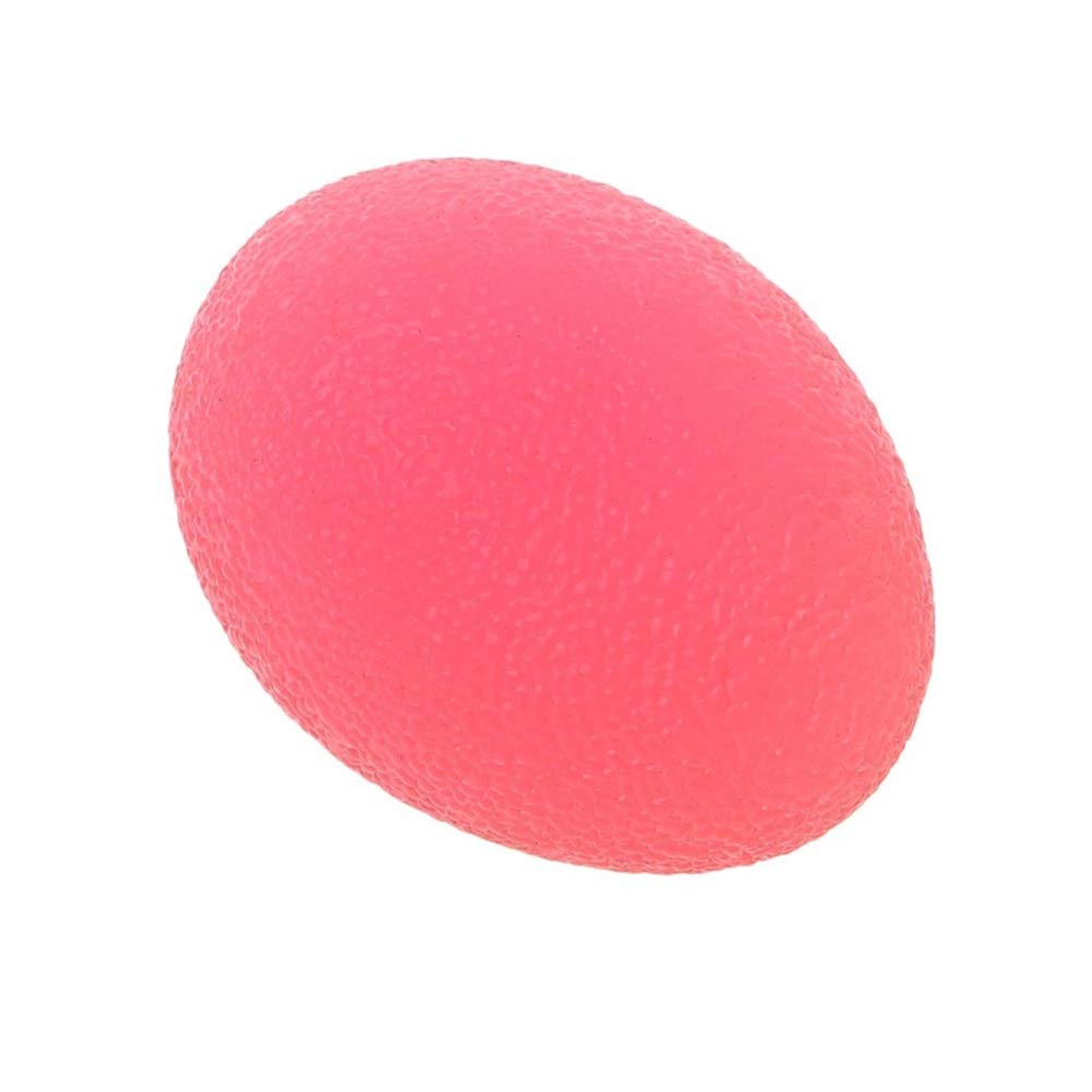 Electomania Squeeze Toys Stress Reliever - Soft Egg Stress Ball Hand Finger Strength Exercise Squeeze Stress Relief Ball (Red)