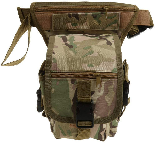Electomania  Multi Function Outdoor Sports Leg Bag Utility Thigh Fanny Pack Hiking Hunting Bag (Color Camouflage)