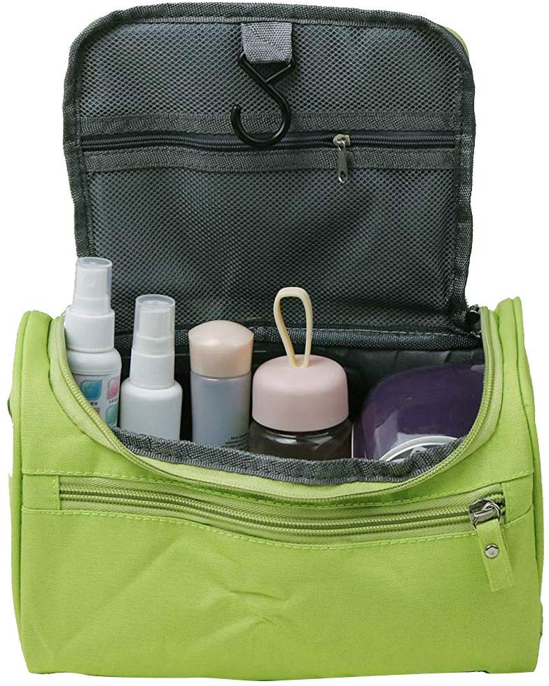 Electomania Travel Toiletry Bag Waterproof Wash Gym Shaving Bag for Men Large Capacity Outdoor Makeup Bags Bag Travel Waterproof Bag - Green