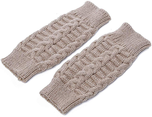 Electomania® Knitted Woollen Warm and Comfortable Fingerless Gloves Thermal Mittens Winter Gloves Accessories Hand Warmer Gloves
