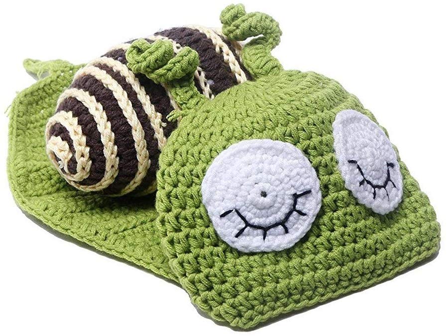 Electomania Baby's Art Handmade Crochet Clothing Photography Props Cap (Multicolour)