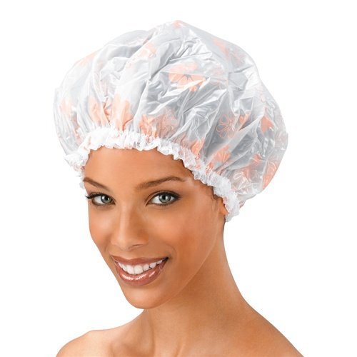 Electomania Reusable Waterproof Elastic EVA Free Size Bathroom Shower Caps for Homes Spas Salons Hair Treatment (Colour May Vary) -3 Pieces