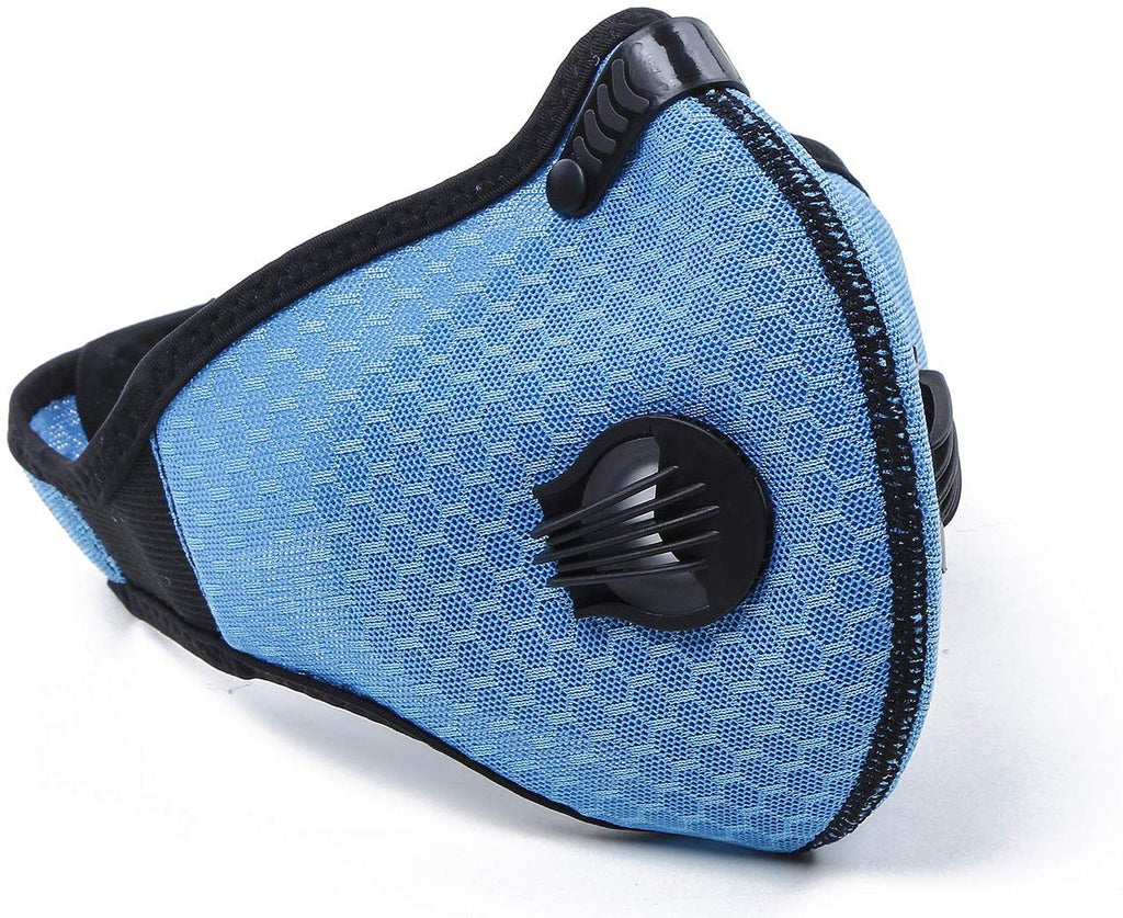 Electomania Breathe Pure Breathe Healthy Carbon Activated Dual Filter Technology Anti Pollution, Smog, Smoke, Dust, Germs, PM 2.5 Particle Face Mask