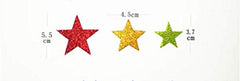 Electomania Foam Flashing Pentagram Wall Decoration Wall Sticker Children's House Decoration Creative Sticker 50 Stars 1 Set