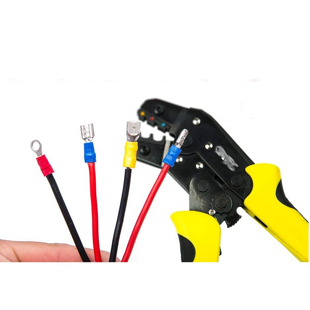 Electomania 480-Piece Insulated Electrical Wire Terminals Crimp Connector Spade (Multicolour)