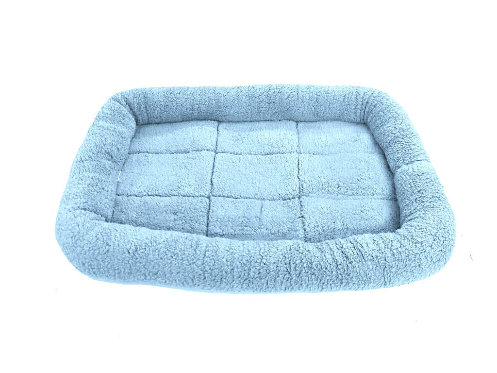 Electomania Padded Pet Bolster Bed - M (Blue)