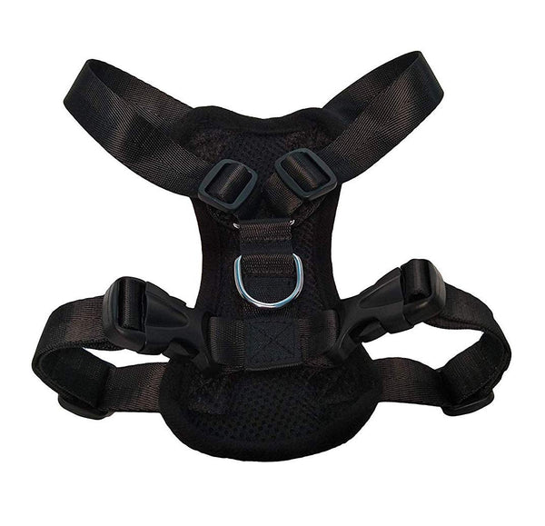 Electomania Nylon Puppy Dogs Harness (Black, Medium, Small, 5-15 Kg)