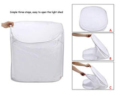Electomania® Collapsible Light Ten Studio Soft Box Shooting Tent Softbox Cube Box 60X60X60 cm