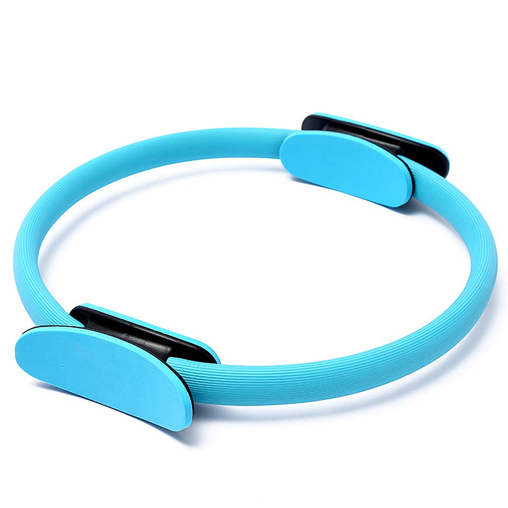Electomania Yoga Pilates Resistance Exercise Ring Circle for Core Strengthening, Full Body Toning & Fitness Workouts (Blue)