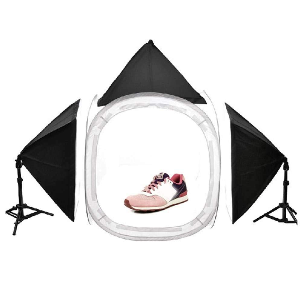 Electomania® Collapsible Light Ten Studio Soft Box Shooting Tent Softbox Cube Box 60X60X60 cm
