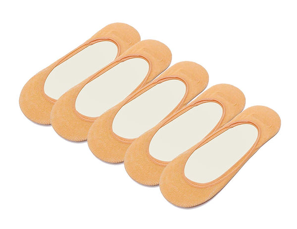 Electomania® 5pair Bamboo fiber orange stockings spring and summer anti - drop invisible socks (Orange)